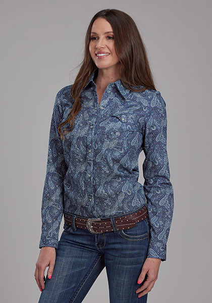 Roper - Women's 2155 River Paisley Long Sleeve