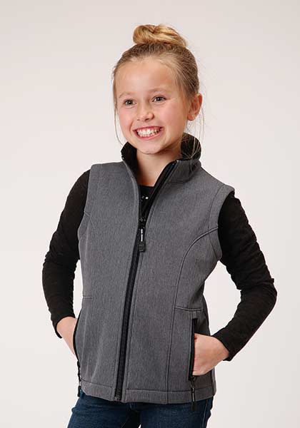 Roper - 00916 Heathered Grey Softshell Vest