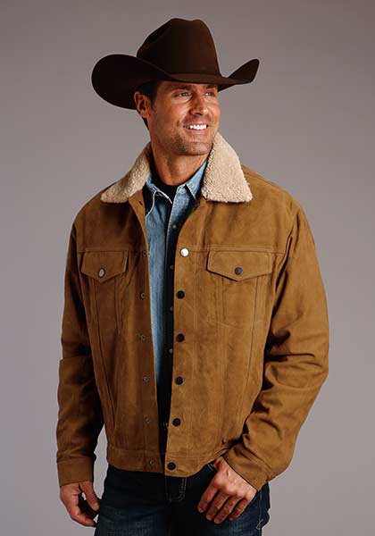 Stetson - Men's Suede with Shearling Jacket