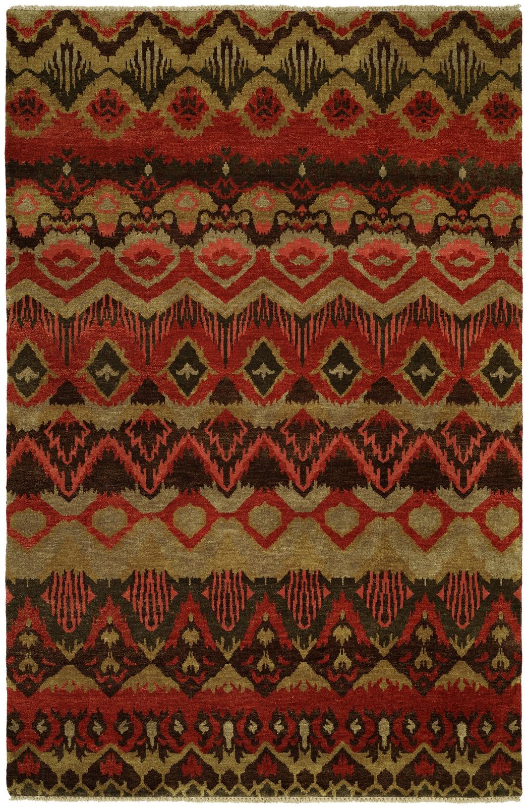 Painted Ridge Area Rug - Ember