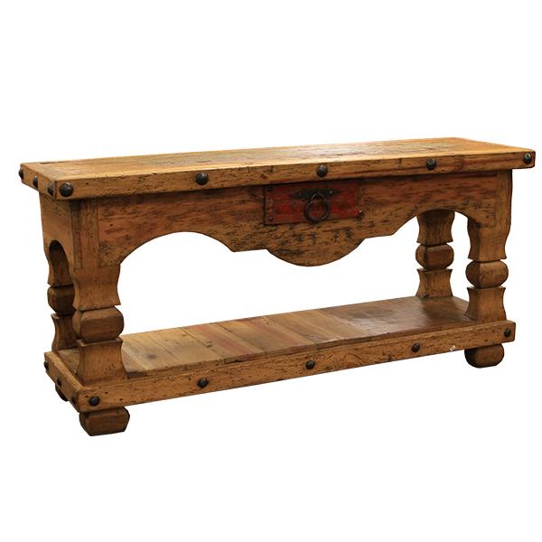 Rustic Wood Console Table