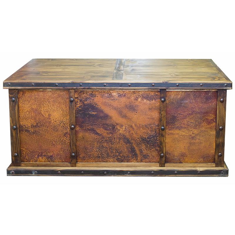 Laguna Copper Panel Desk