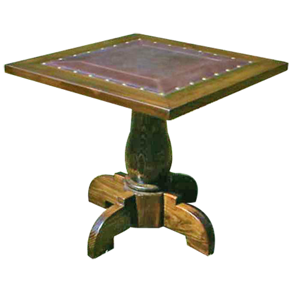 Painted Hollow Transitional Table