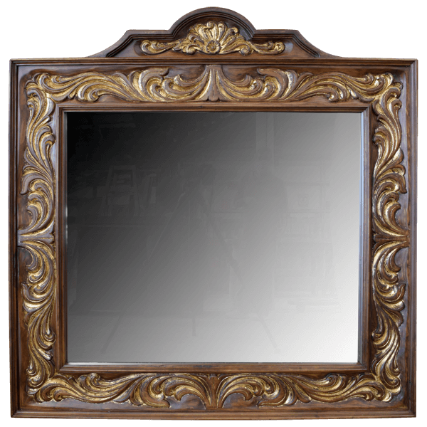 Painted Poppy Handcrafted Mirror