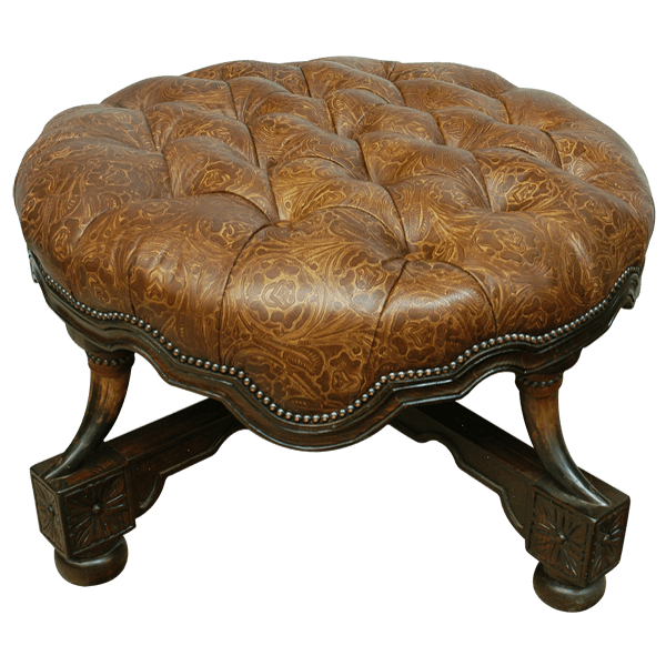 Saddleback Cinco Ottoman