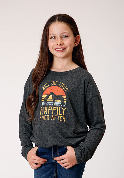 Roper Girls Long Sleeve Shirt - 1780 Jersey Tee
