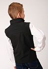 Roper - Boys 00259 Black Softshell Vest