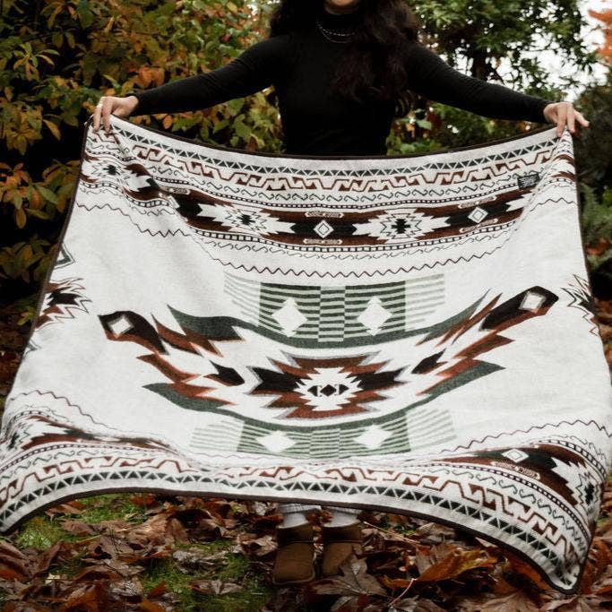 Quilotoa Aztec Reversible Blanket