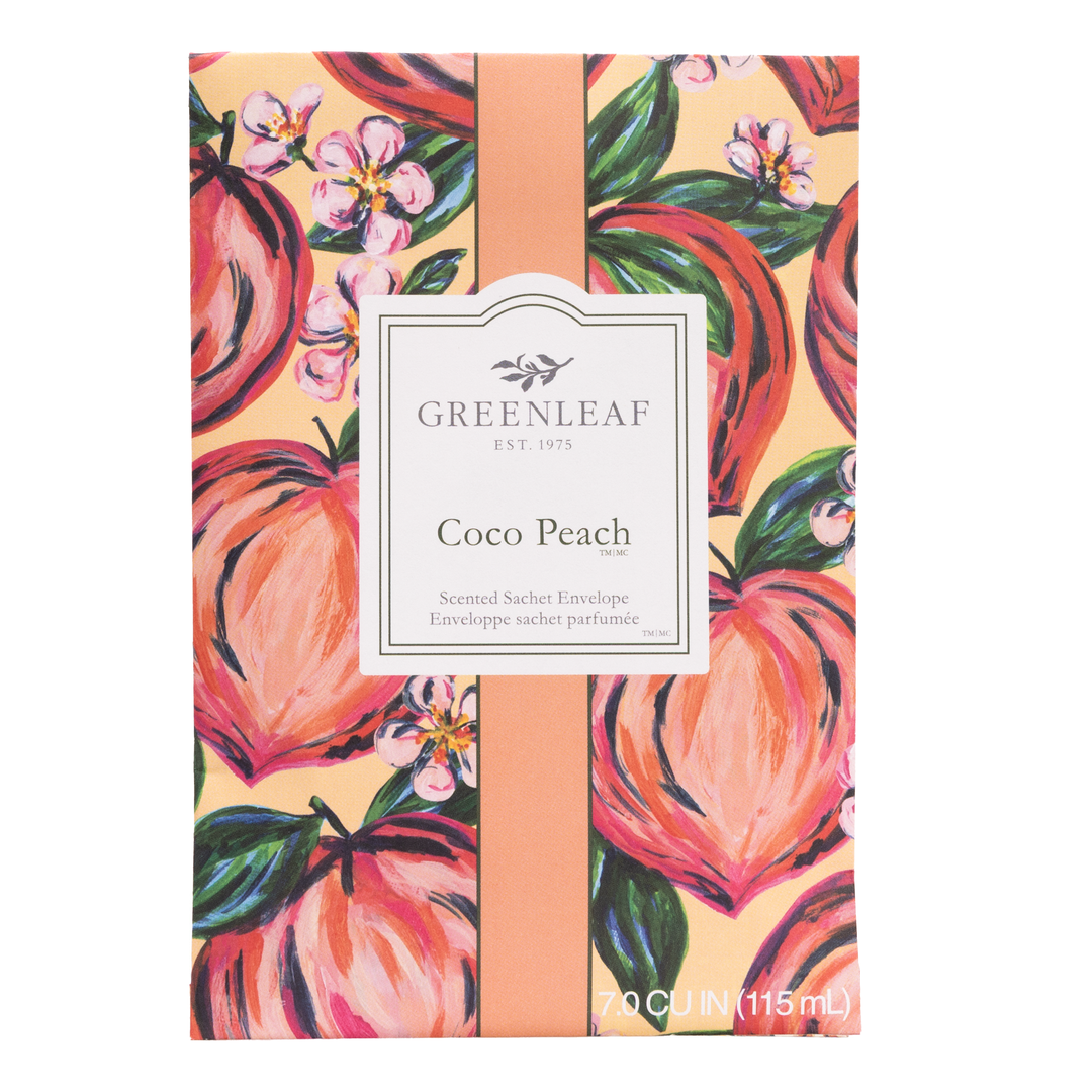 Coco Peach Large Sachet 18 Pack | New Spring/Summer Scent