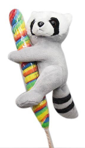 5" (13cm) Lollyplush Raccoon
