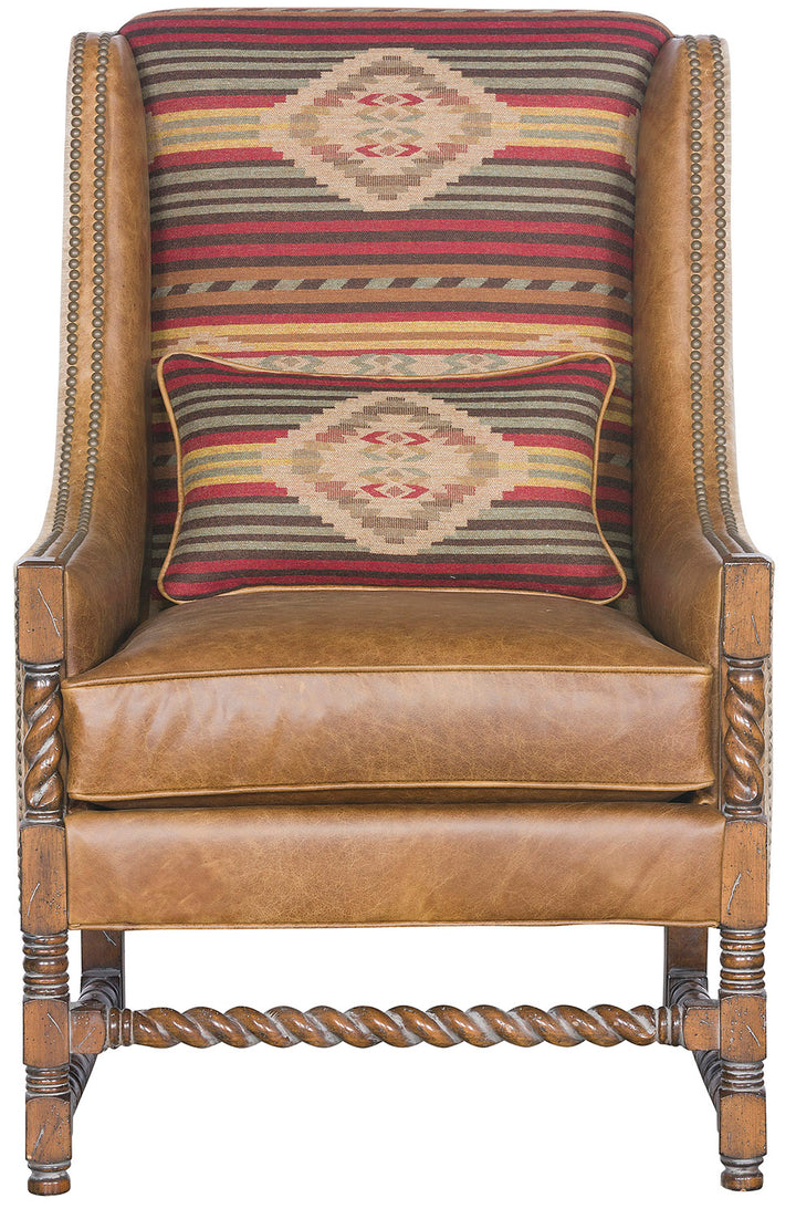 Canyon Crest Wingback Stationary Accent Chair