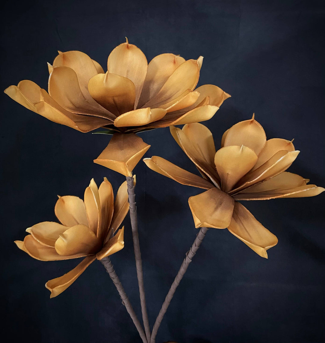 FLAME ORANGE FOAM FLOWER