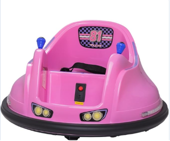 FunPark Electric Bumper Car 6V (V1) Pink