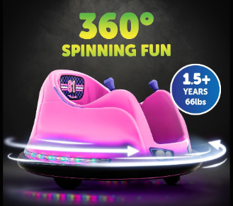 FunPark Electric Bumper Car 6V (V1) Pink