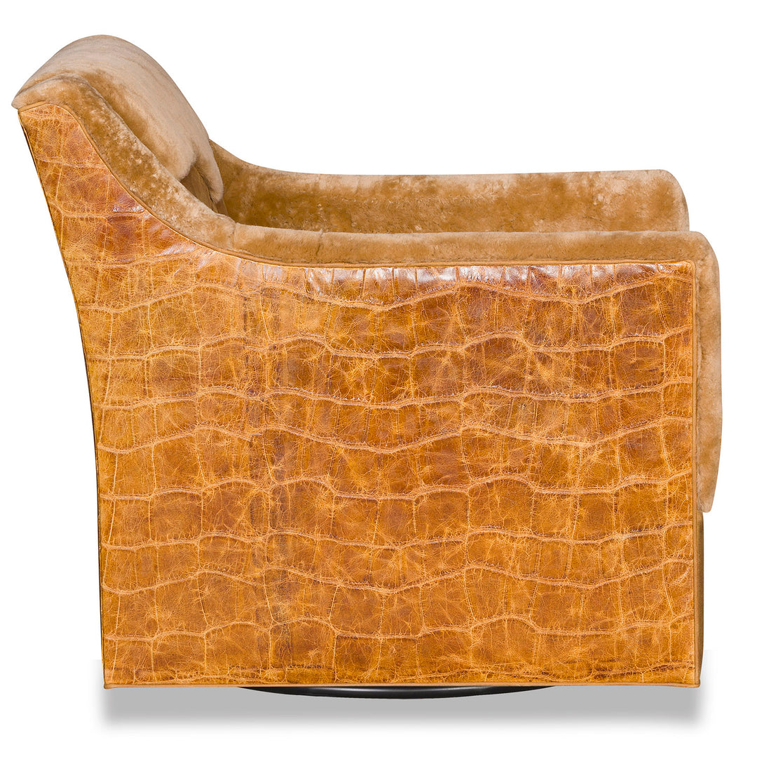 The Desert Drake Swivel Accent Chair