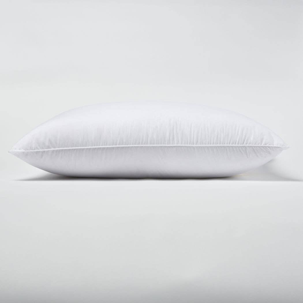 Luxury Goose Down Pillow – Medium Density – Supportive