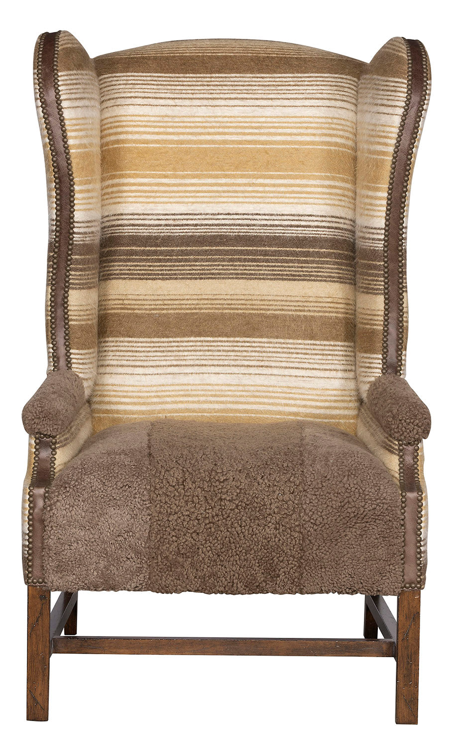The Mesa Curl Wingback Chair