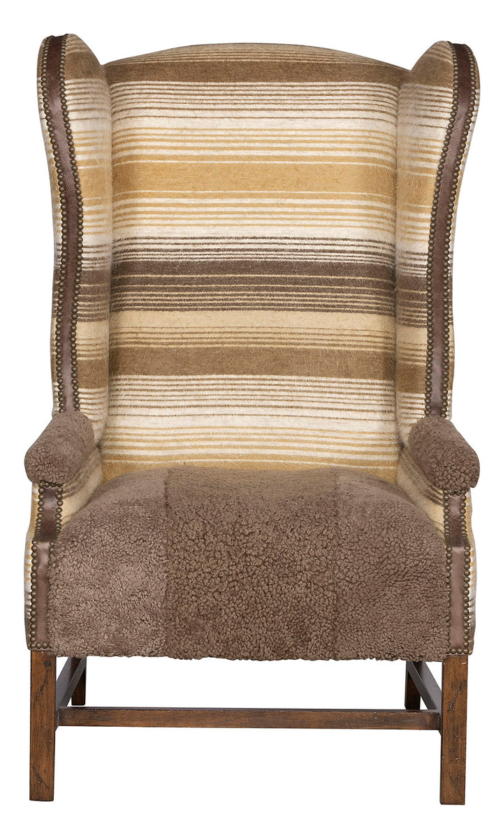 The Mesa Curl Wingback Chair