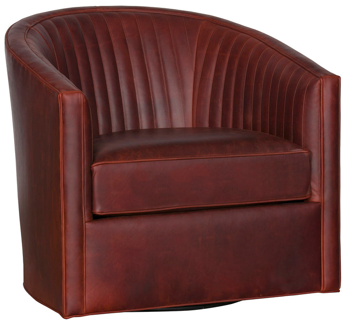 The Oklahoma Red Swivel Chair