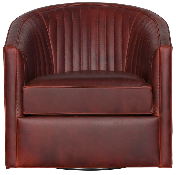 The Oklahoma Red Swivel Chair