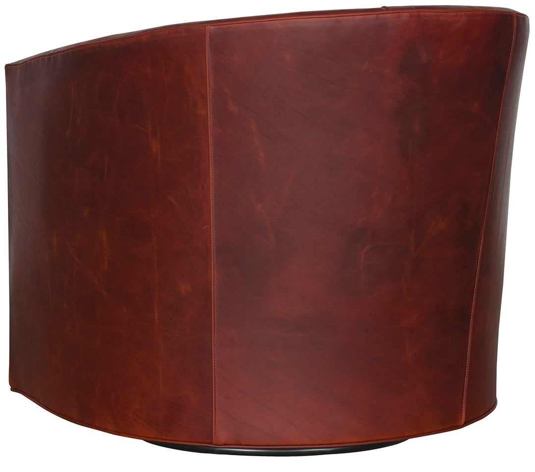 The Oklahoma Red Swivel Chair