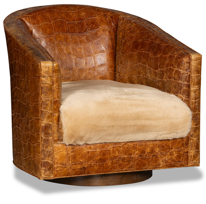 Croc Creek Swivel Accent Chair