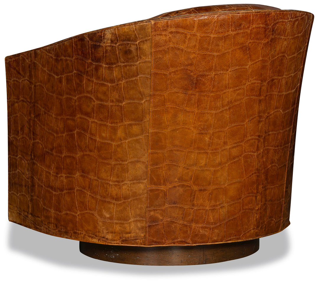Croc Creek Swivel Accent Chair
