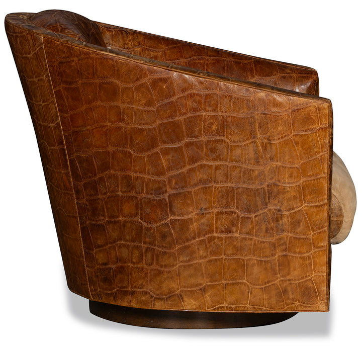 Croc Creek Swivel Accent Chair