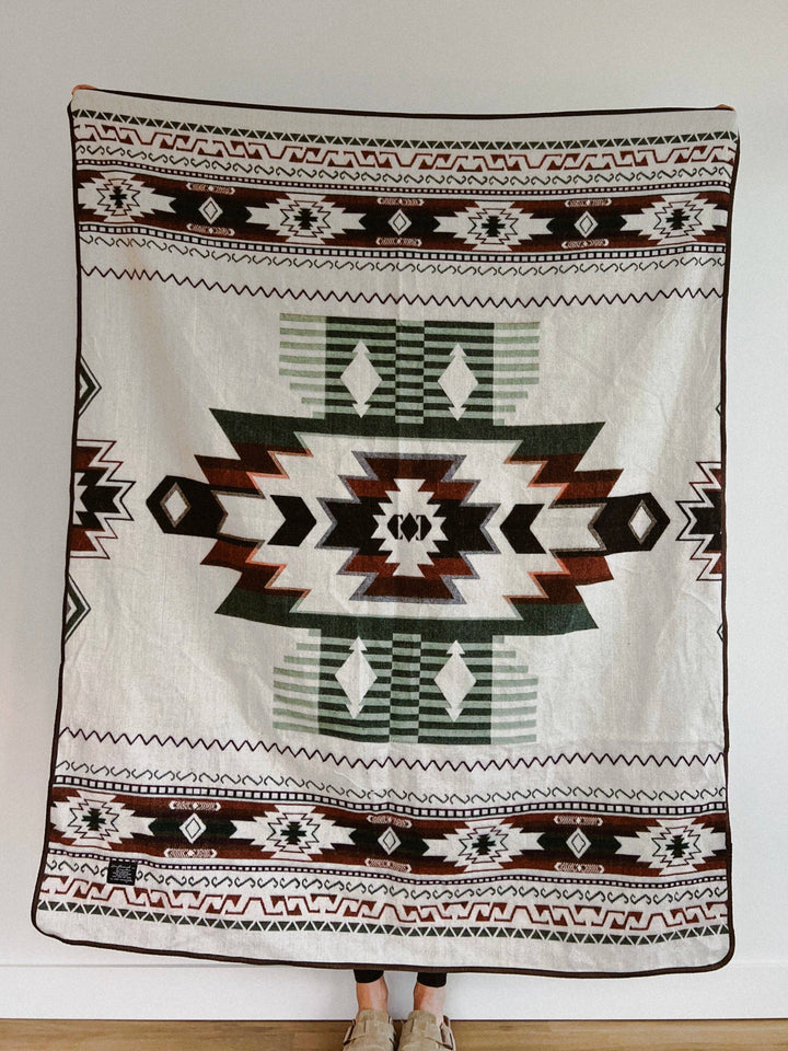 Quilotoa Aztec Reversible Blanket