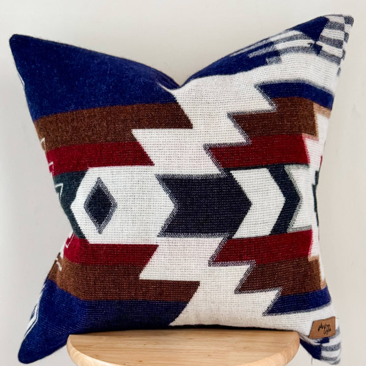 Portoviejo Navy Blue Pillow Cover