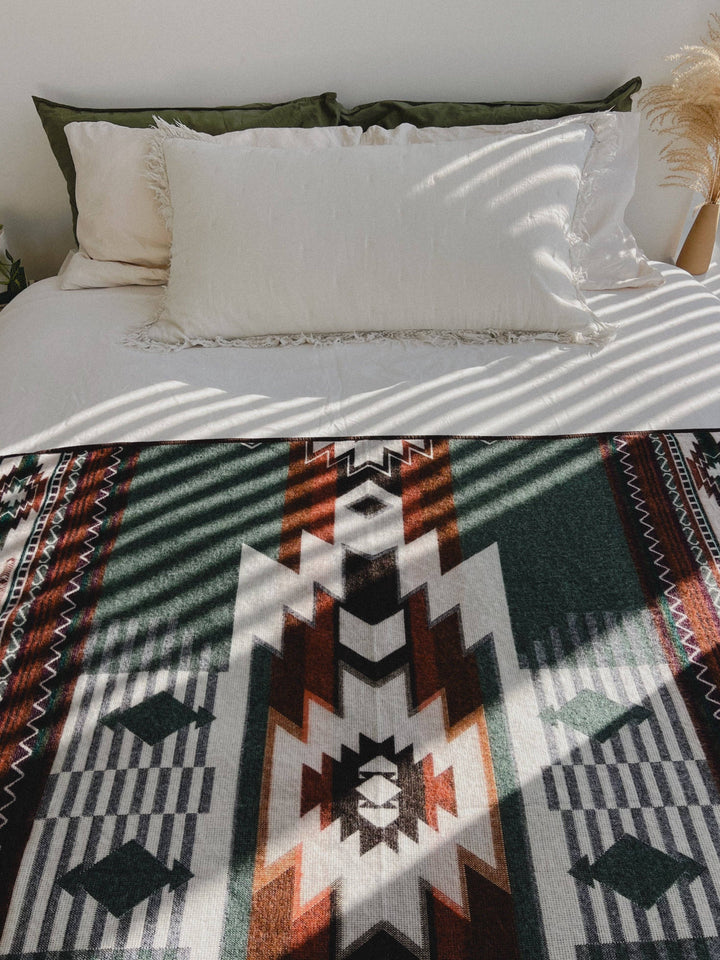 Quilotoa Aztec Reversible Blanket