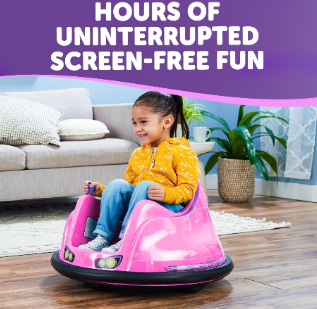 FunPark Electric Bumper Car 6V (V1) Pink