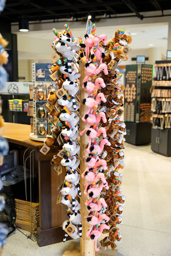 6" (15cm) Lollyplush Goat w/ 14" Rainbow Lollipop