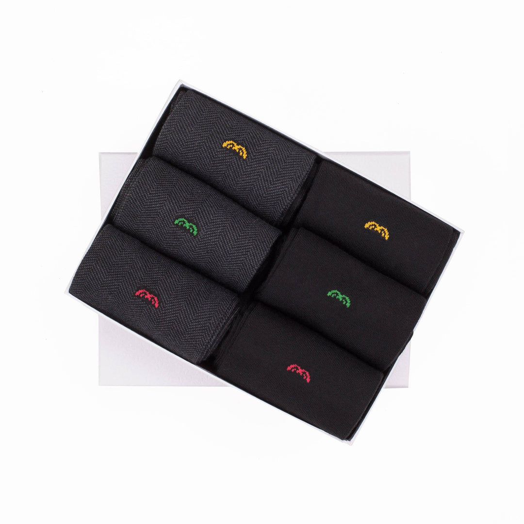 Bambooven Men’s Bamboo Dress & Trouser Socks (6 Pairs) 623