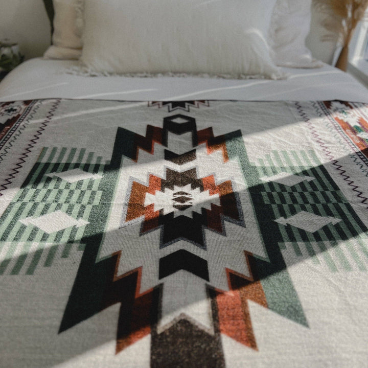 Quilotoa Aztec Reversible Blanket