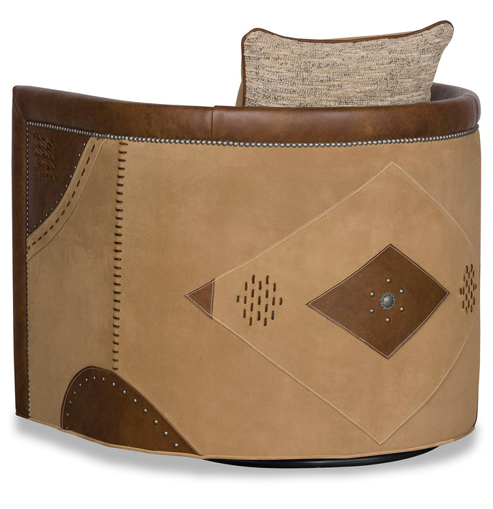 Desert Caballero Swivel Accent Chair