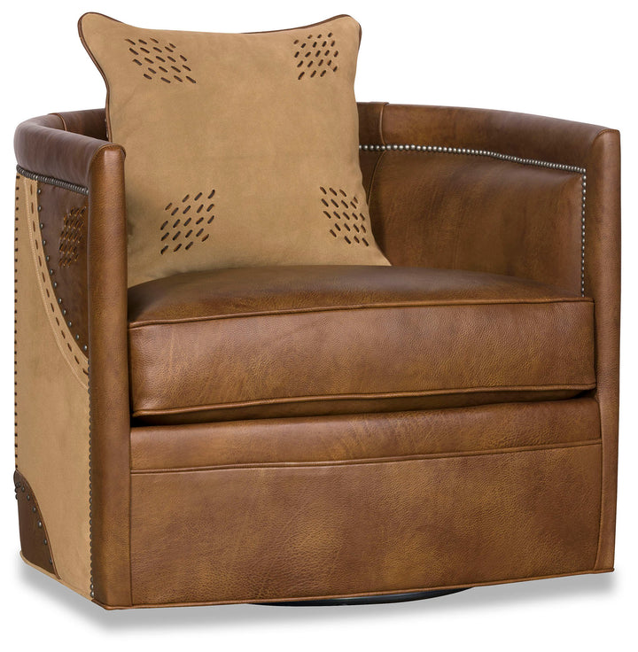 Desert Caballero Swivel Accent Chair