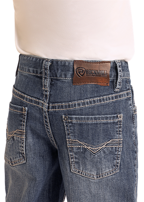 Rock & Roll Boy's Jean - BB Gun Jean in Dark Vintage