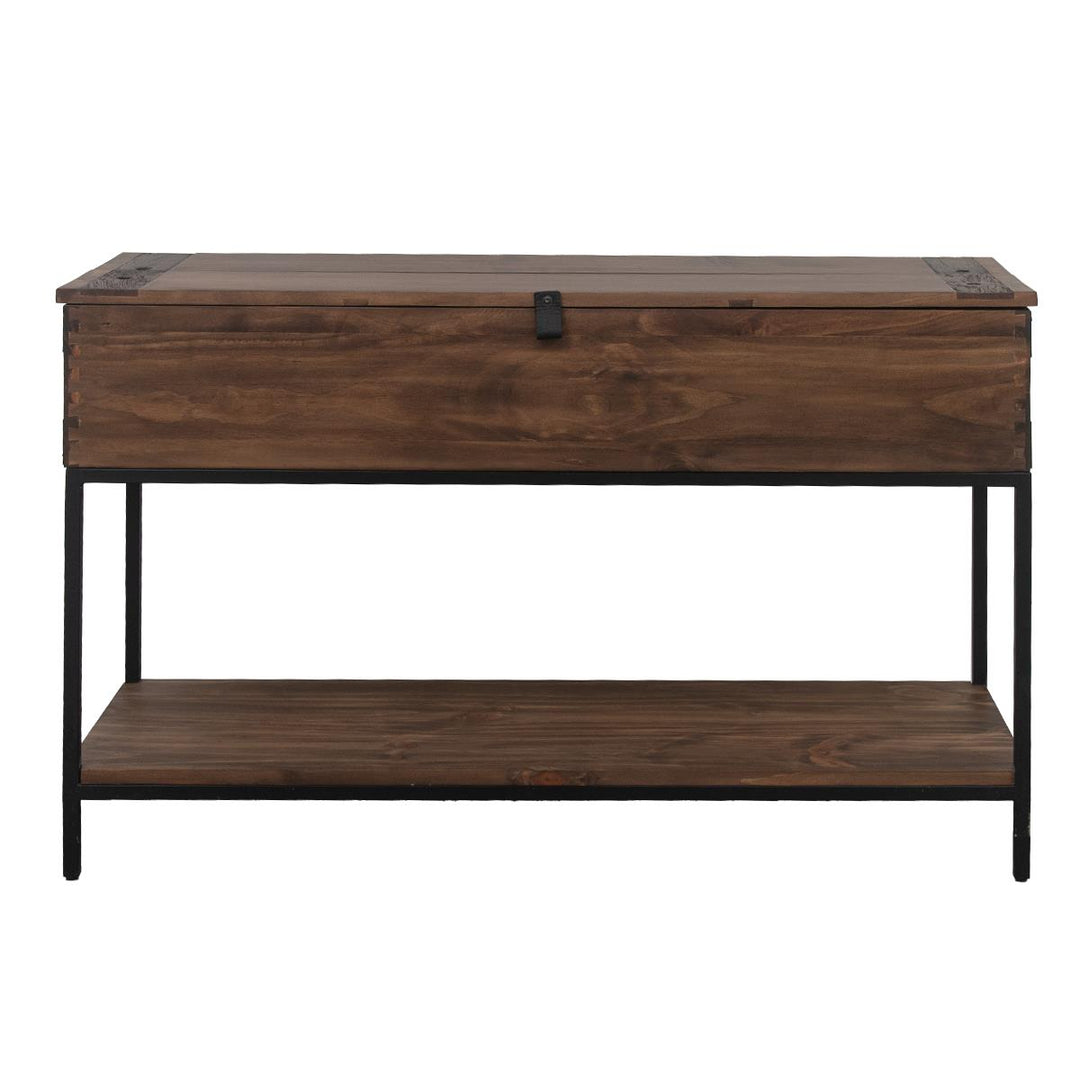 Riverside Dark Walnut Trunk Console
