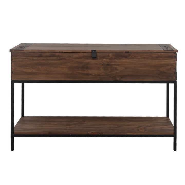 Riverside Dark Walnut Trunk Console