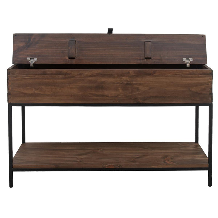 Riverside Dark Walnut Trunk Console