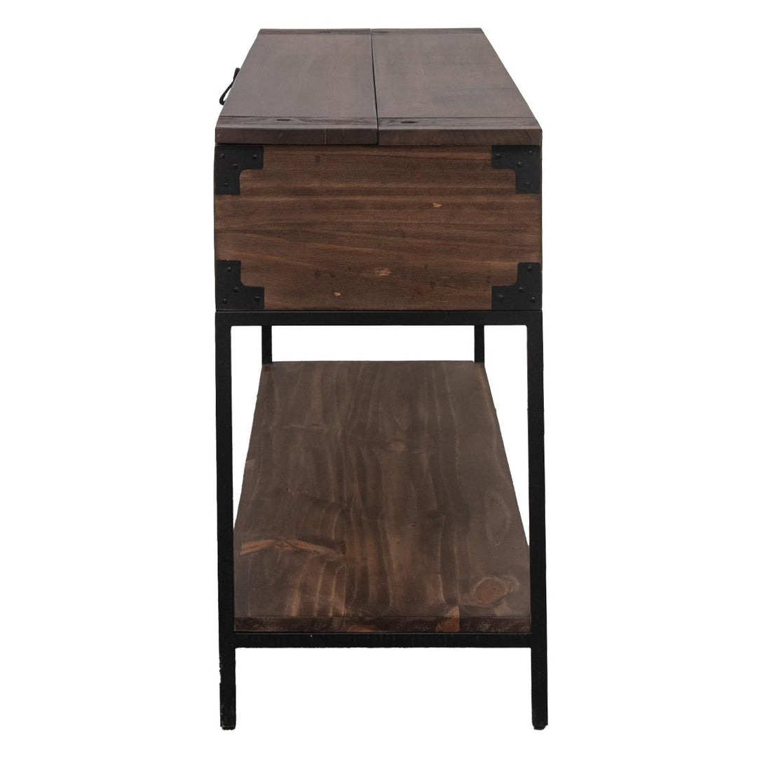 Riverside Dark Walnut Trunk Console