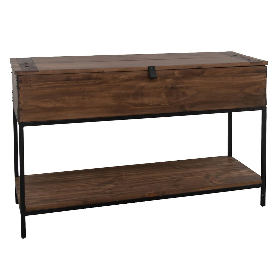 Riverside Dark Walnut Trunk Console