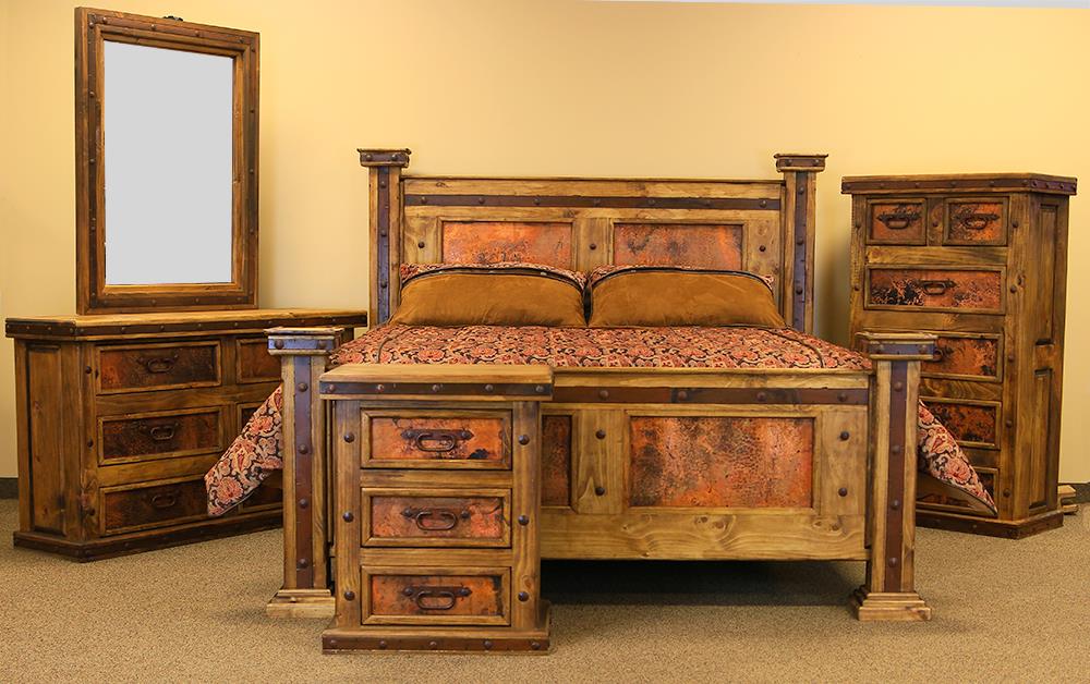 Copper Panel Bed