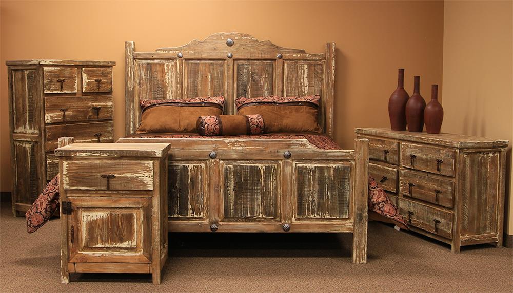 Antique White 6 Drawer Chest