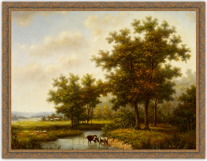 Greener Pastures Canvas Giclee