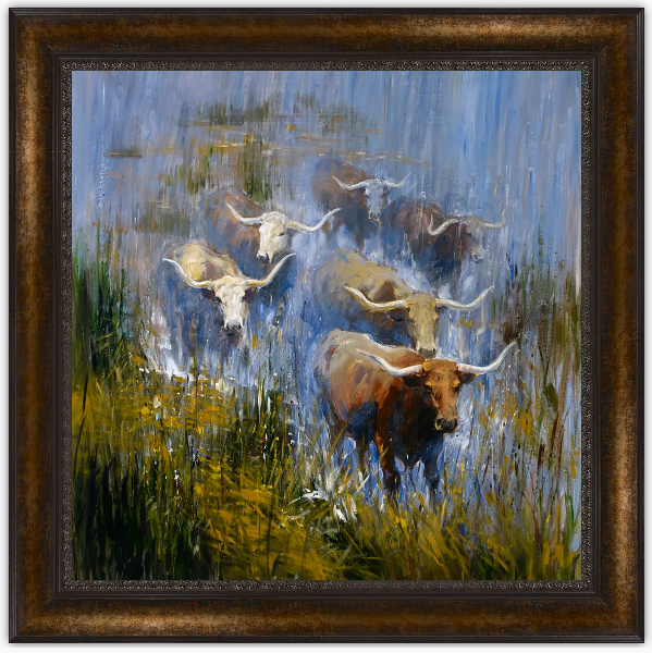 Range Run Canvas Giclee