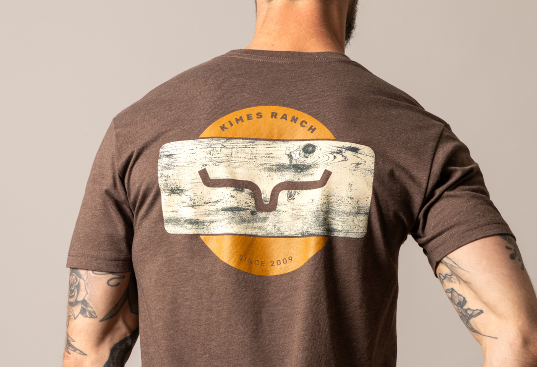 Kimes Ranch Men's Tee - Espresso