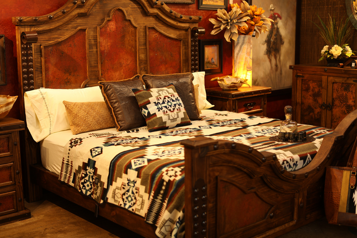 Red Rock Copper King Bed