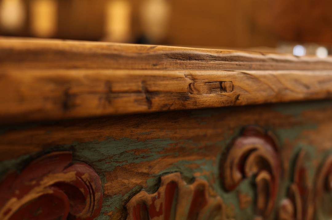 Santa Fe Carved Console Table